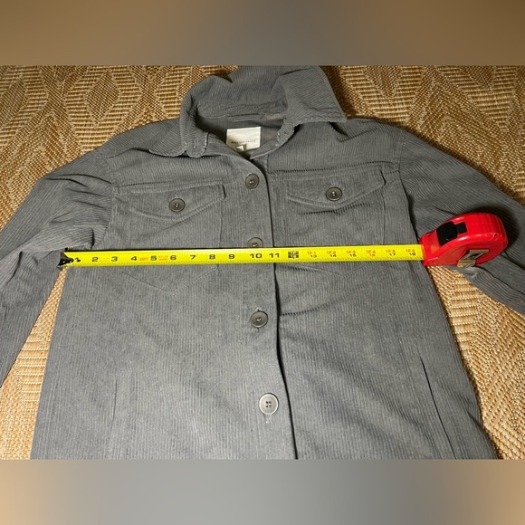 Anthropologie Avec Les Filles Women's Gray Corduroy Oversized Shacket,Size XS - Picture 5 of 8